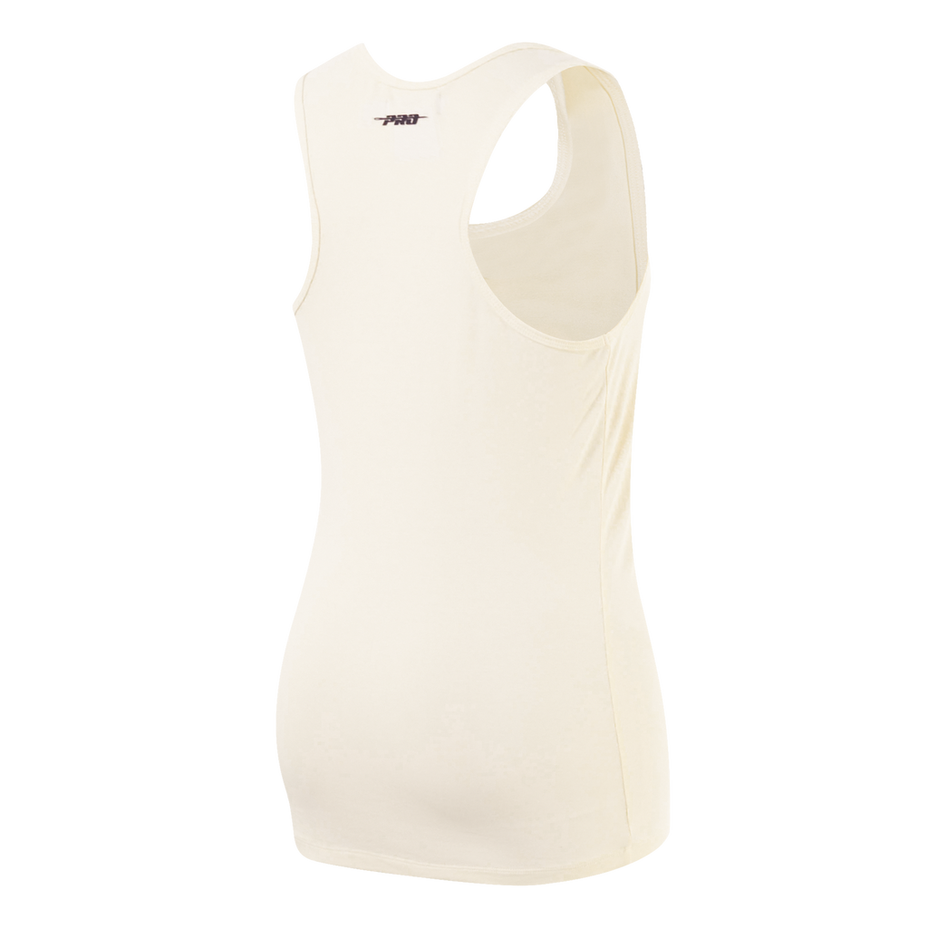 MLB MIAMI MARLINS TRIPLE TONAL CAMISOLE DOS NAGEUR À COUPE DÉCONTRACTÉE POUR FEMME (COQUILLE D'ŒUF)