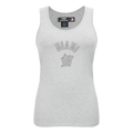 MLB MIAMI MARLINS TRIPLE TONAL RELAXED FIT WOMEN'S RACERBACK (HEATHER GREY)