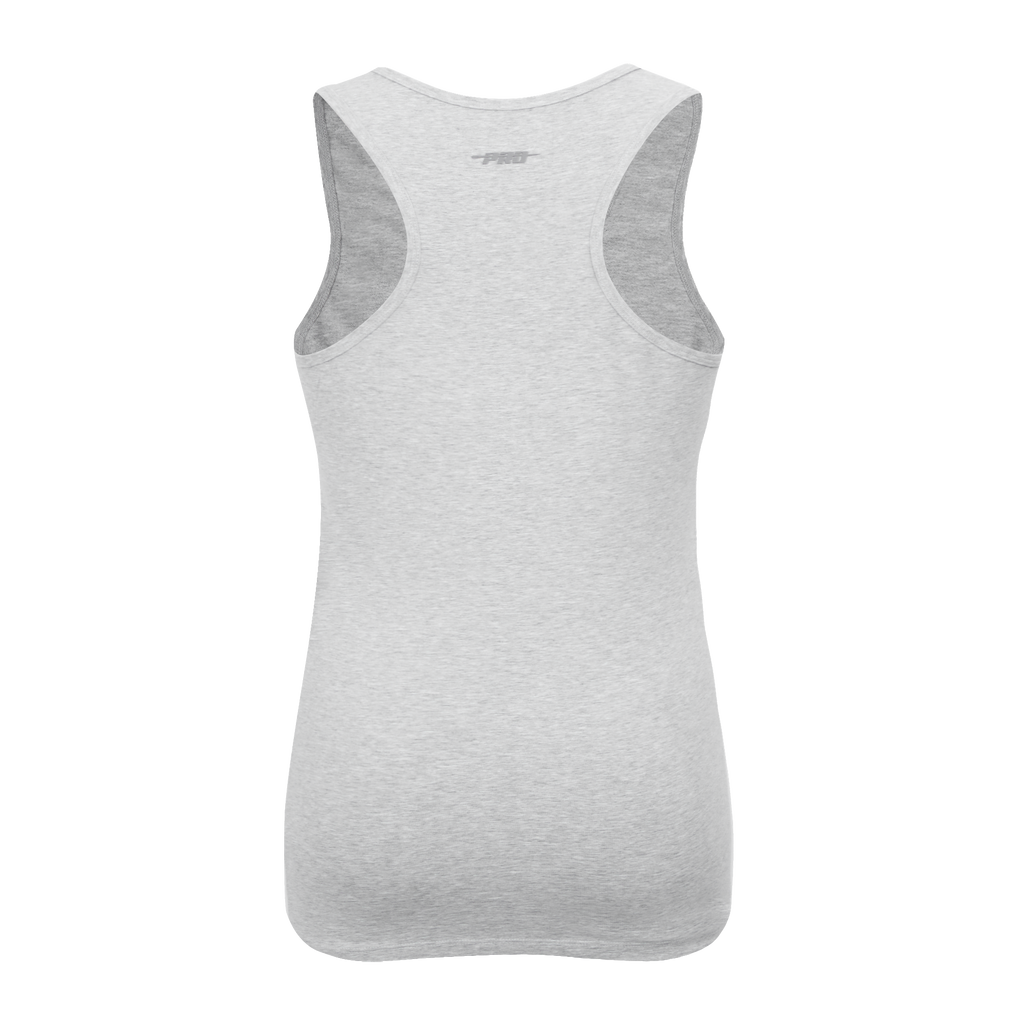 MLB MIAMI MARLINS TRIPLE TONAL RELAXED FIT WOMEN'S RACERBACK (HEATHER GREY)