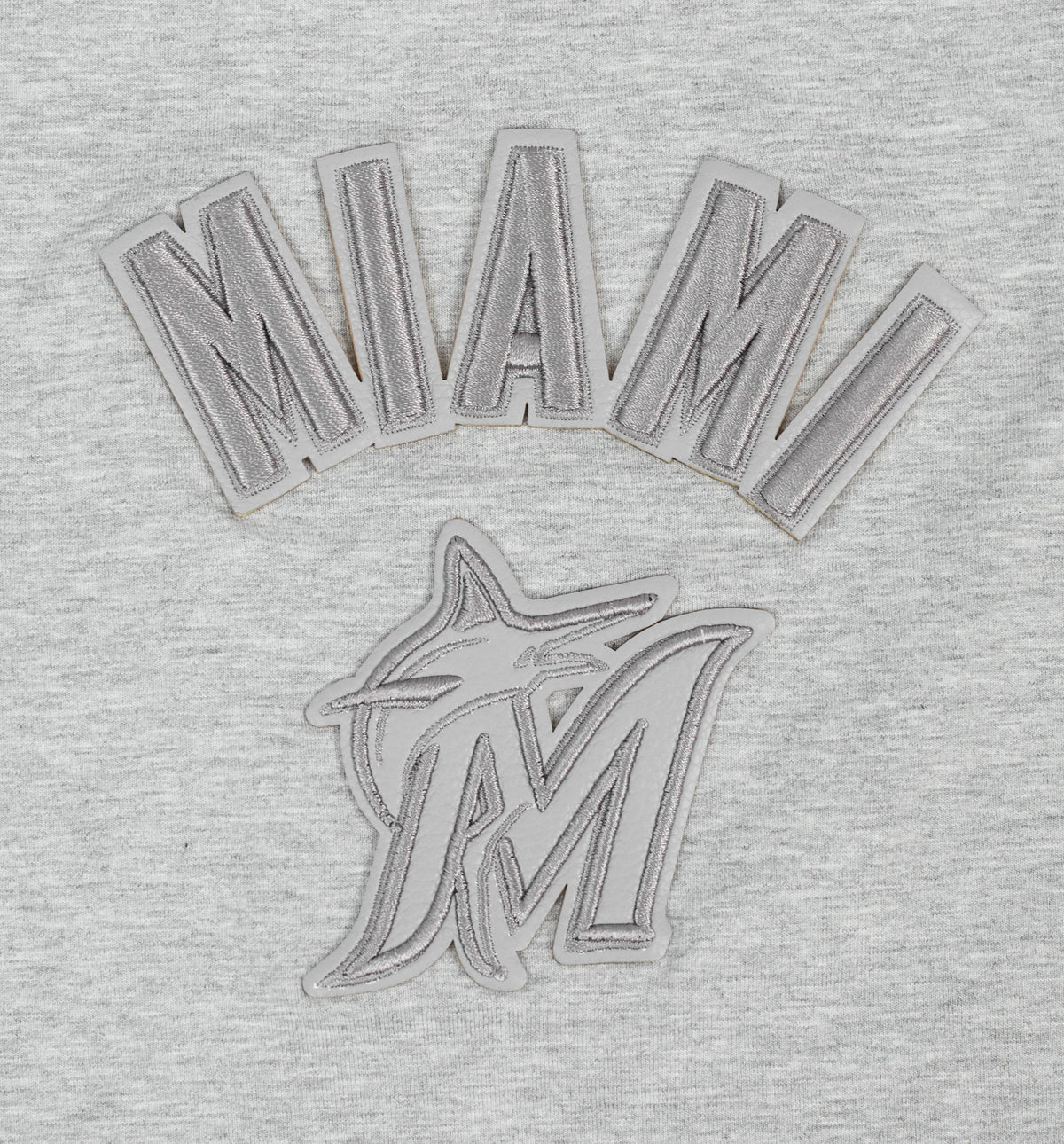 MLB MIAMI MARLINS TRIPLE TONAL RELAXED FIT WOMEN'S RACERBACK (HEATHER GREY)