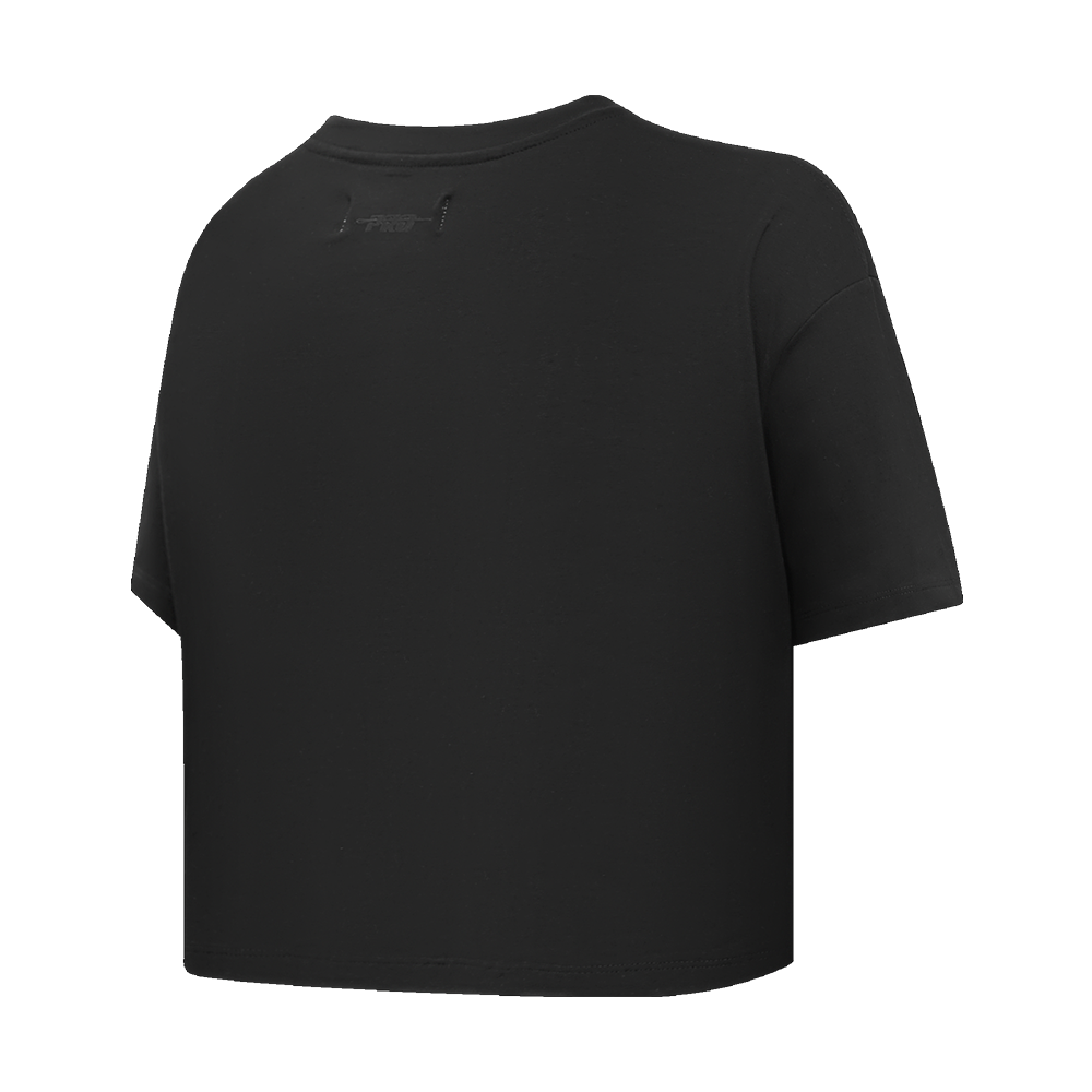 MLB FLORIDA MARLINS RETRO CLASSIC HAUT À COUPE CARRÉE POUR FEMME (NOIR)