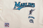 MLB FLORIDA MARLINS RETRO CLASSIC WOMEN'S BOXY TOP (EGGSHELL)