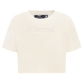 MLB MIAMI MARLINS NEUTRAL WOMEN'S BOXY TOP (EGGSHELL)