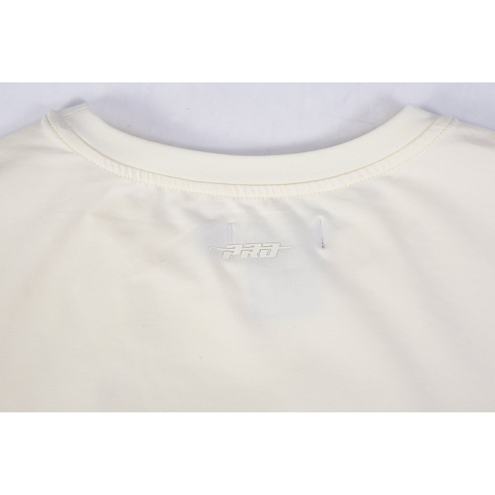 MLB MIAMI MARLINS NEUTRAL WOMEN'S BOXY TOP (EGGSHELL)