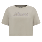 MLB MIAMI MARLINS NEUTRAL HAUT À COUPE CARRÉE POUR FEMME (TAUPE)