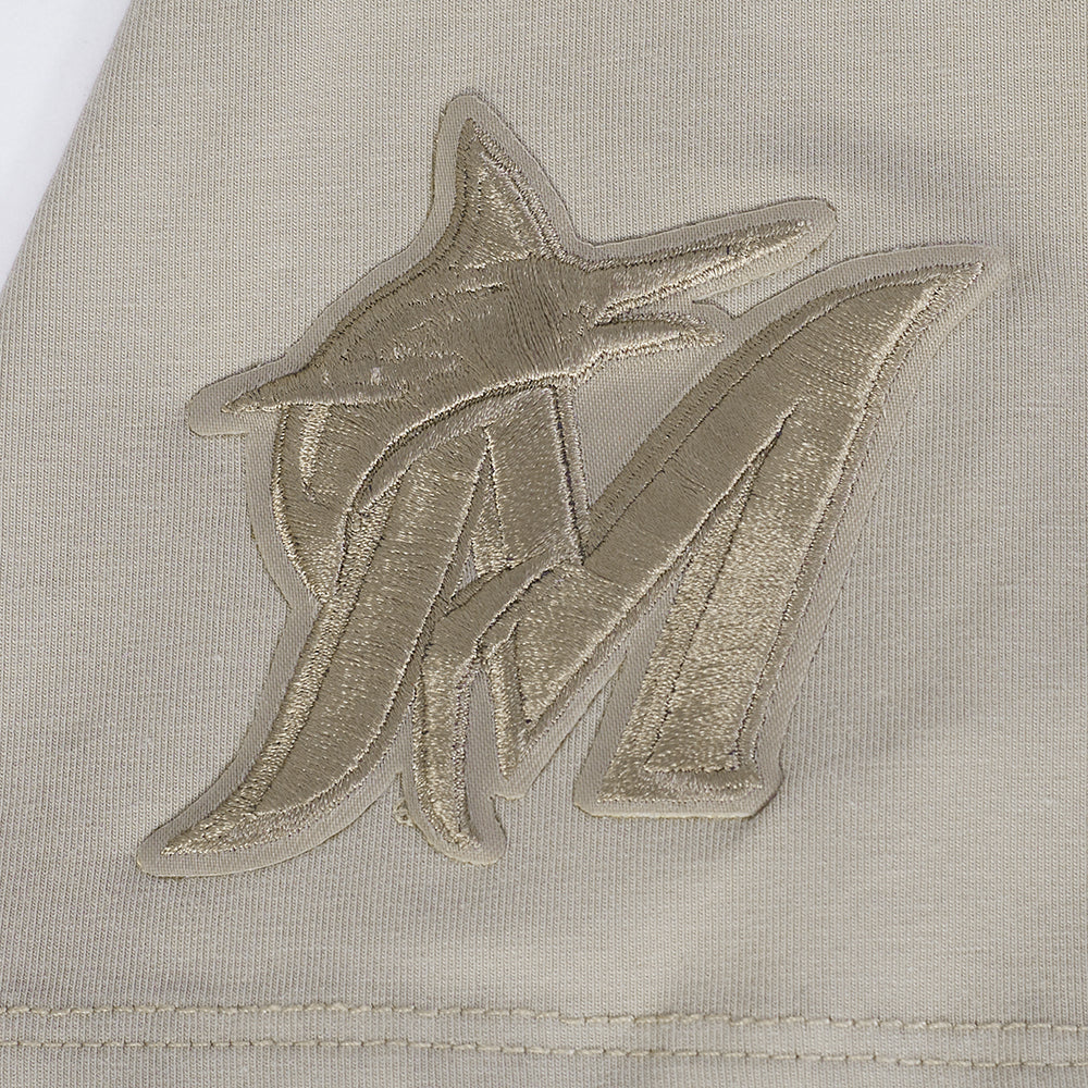 MLB MIAMI MARLINS NEUTRAL HAUT À COUPE CARRÉE POUR FEMME (TAUPE)
