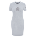 MLB MIAMI MARLINS TRIPLE TONAL ROBE MOULANTE POUR FEMME (GRIS CHINÉ)