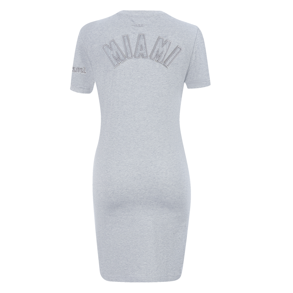 MLB MIAMI MARLINS TRIPLE TONAL ROBE MOULANTE POUR FEMME (GRIS CHINÉ)