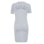 MLB MIAMI MARLINS TRIPLE TONAL ROBE MOULANTE POUR FEMME (GRIS CHINÉ)