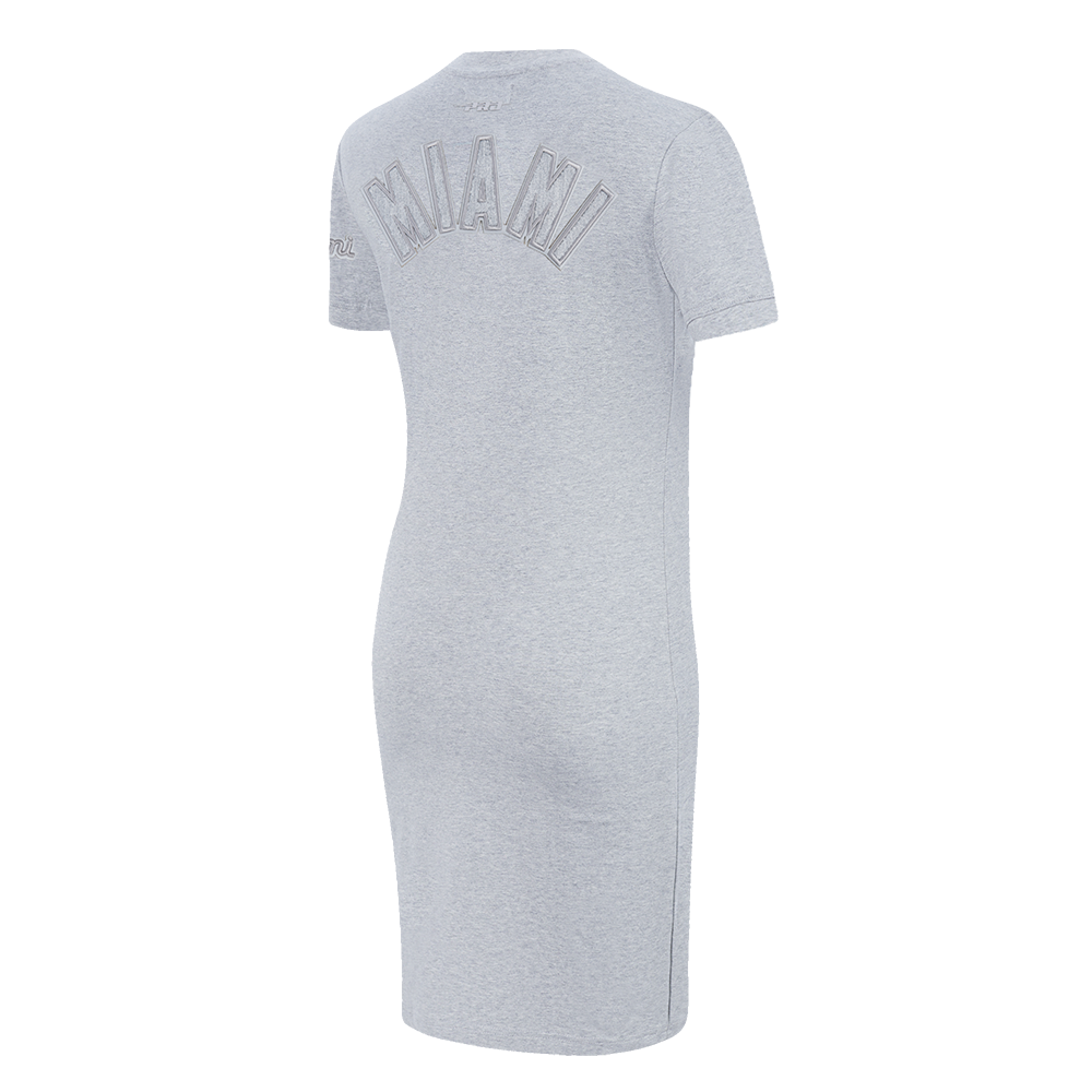MLB MIAMI MARLINS TRIPLE TONAL ROBE MOULANTE POUR FEMME (GRIS CHINÉ)