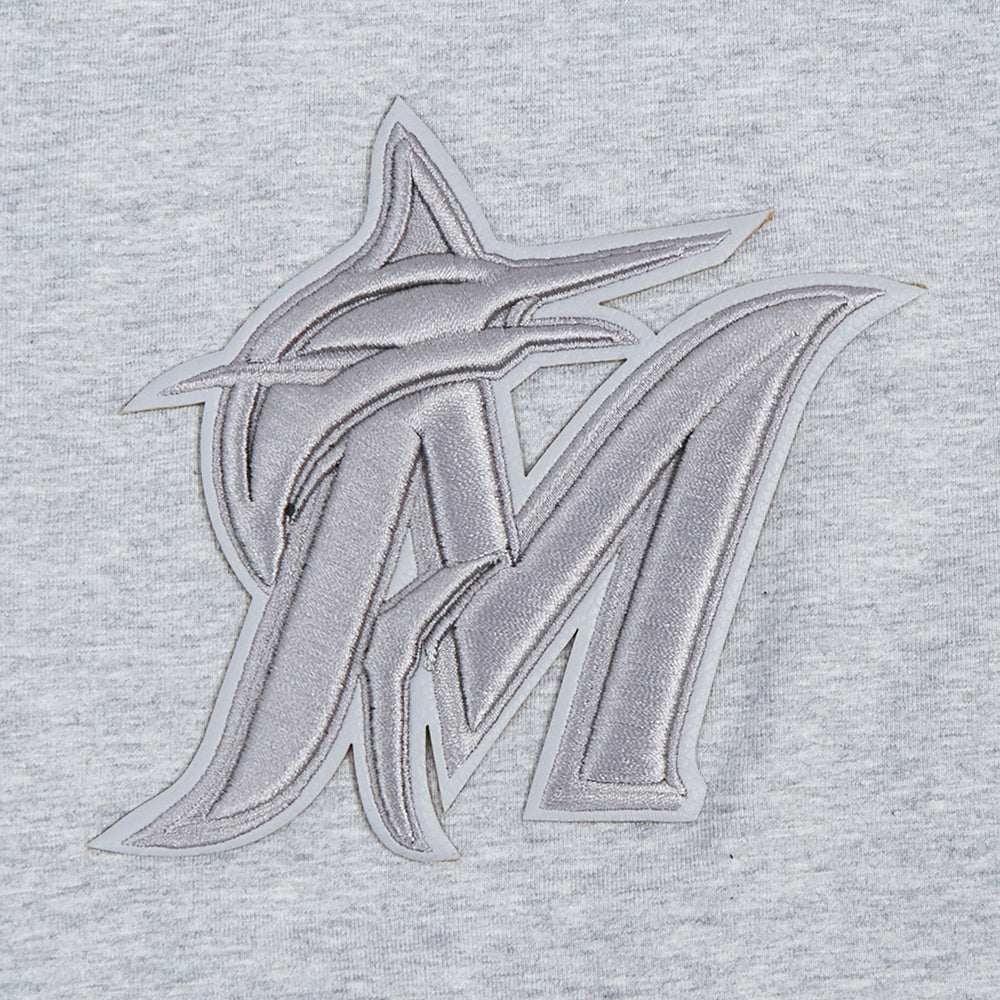 MLB MIAMI MARLINS TRIPLE TONAL ROBE MOULANTE POUR FEMME (GRIS CHINÉ)