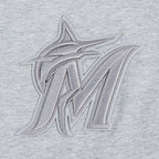 MLB MIAMI MARLINS TRIPLE TONAL ROBE MOULANTE POUR FEMME (GRIS CHINÉ)