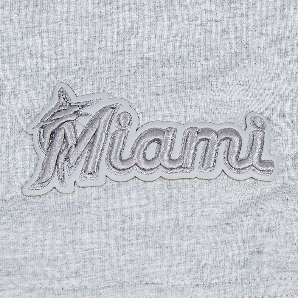 MLB MIAMI MARLINS TRIPLE TONAL ROBE MOULANTE POUR FEMME (GRIS CHINÉ)