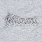 MLB MIAMI MARLINS TRIPLE TONAL ROBE MOULANTE POUR FEMME (GRIS CHINÉ)