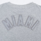 MLB MIAMI MARLINS TRIPLE TONAL ROBE MOULANTE POUR FEMME (GRIS CHINÉ)