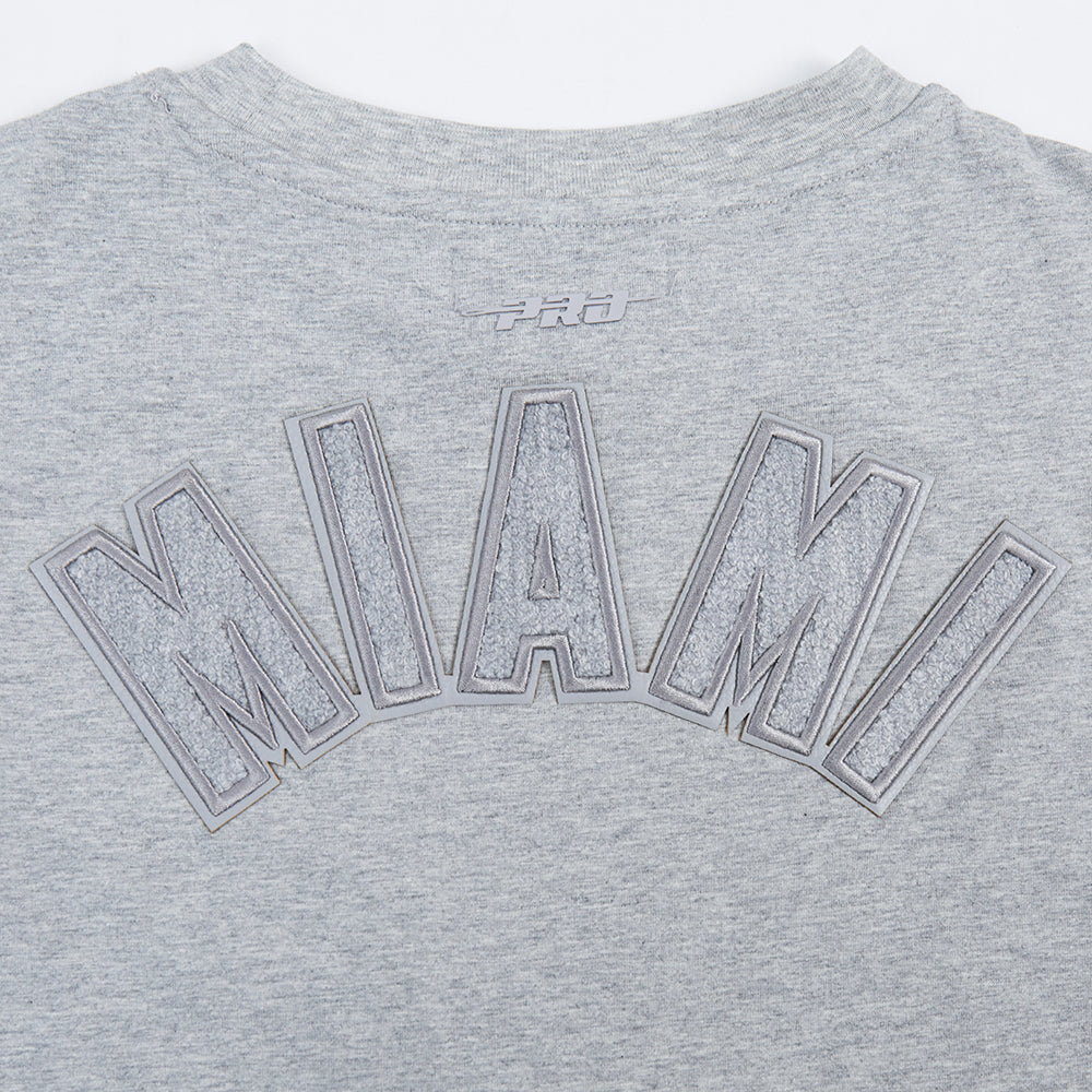 MLB MIAMI MARLINS TRIPLE TONAL ROBE MOULANTE POUR FEMME (GRIS CHINÉ)