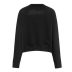 MLB MIAMI MARLINS NEUTRAL CHANDAIL À COL ROND POUR FEMME (NOIR)