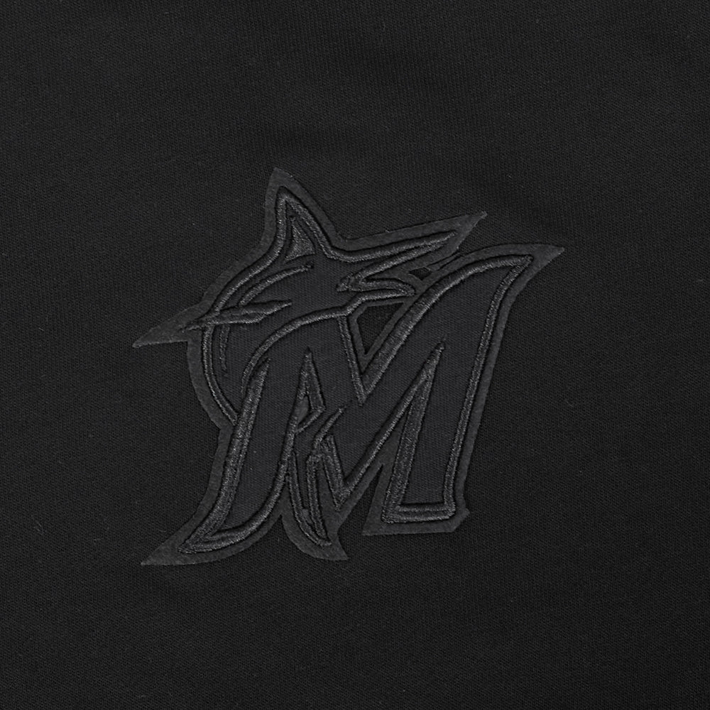MLB MIAMI MARLINS NEUTRAL CHANDAIL À COL ROND POUR FEMME (NOIR)