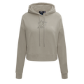 MLB MIAMI MARLINS NEUTRAL CHANDAIL À CAPUCHON COURT POUR FEMME (TAUPE)