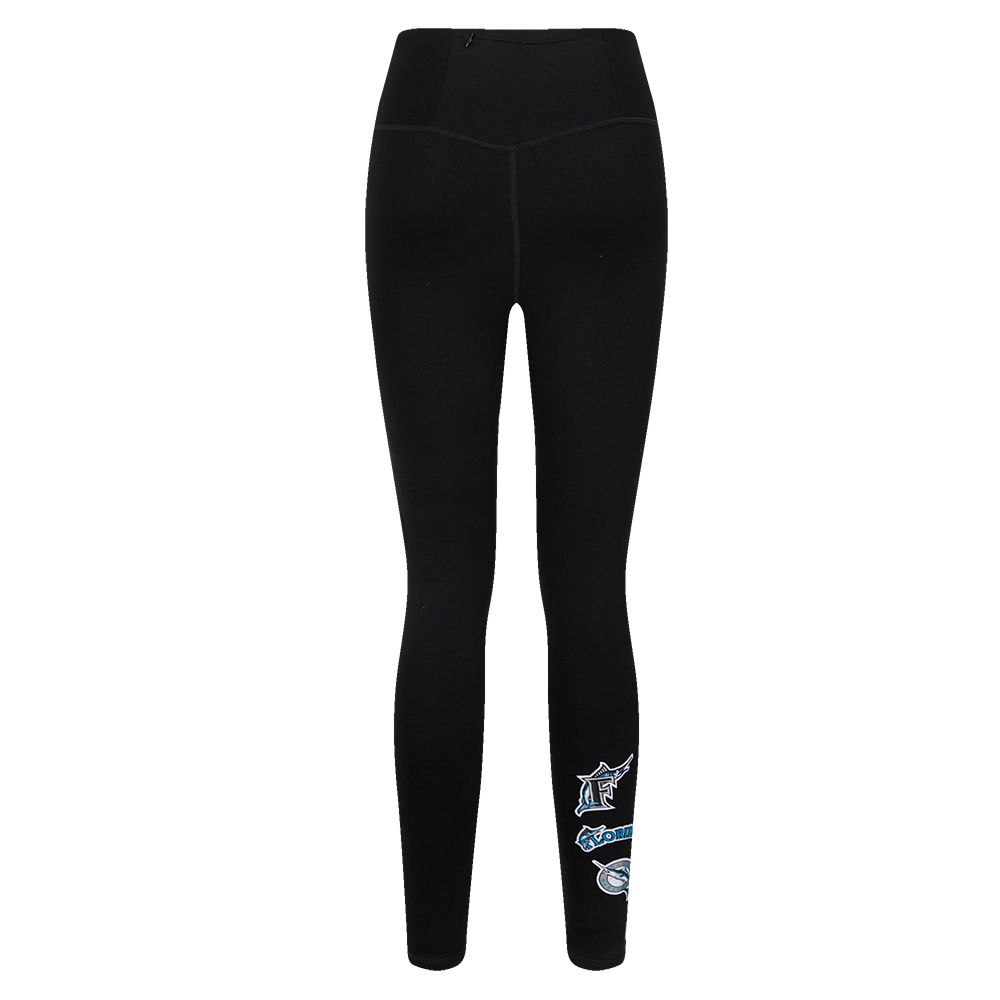 MLB FLORIDA MARLINS RETRO CLASSIC WOMEN'S JERSEY LEGGING (BLACK)