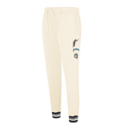 MLB FLORIDA MARLINS RETRO CLASSIC WOMEN'S SWEATPANT (EGGSHELL/ BLACK)