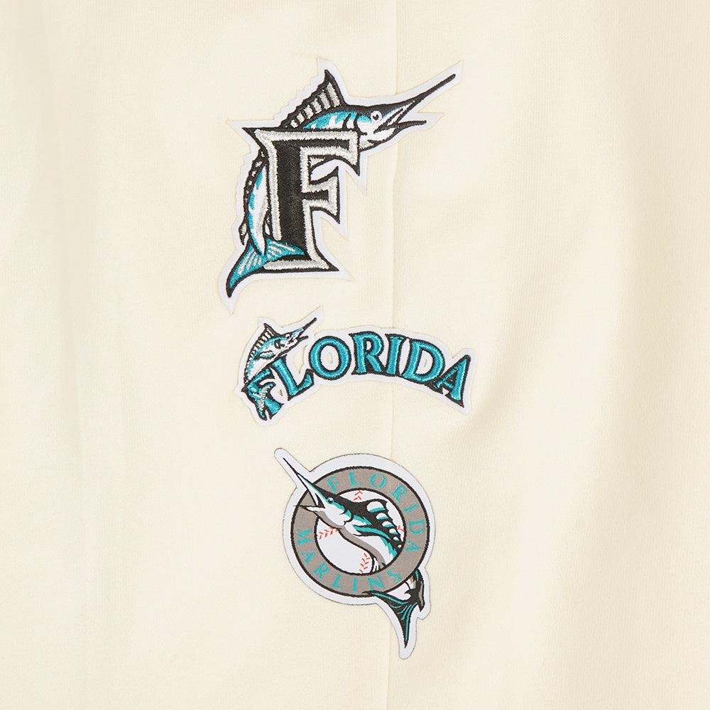 MLB FLORIDA MARLINS RETRO CLASSIC WOMEN'S SWEATPANT (EGGSHELL/ BLACK)