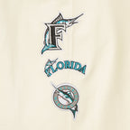 MLB FLORIDA MARLINS RETRO CLASSIC WOMEN'S SWEATPANT (EGGSHELL/ BLACK)