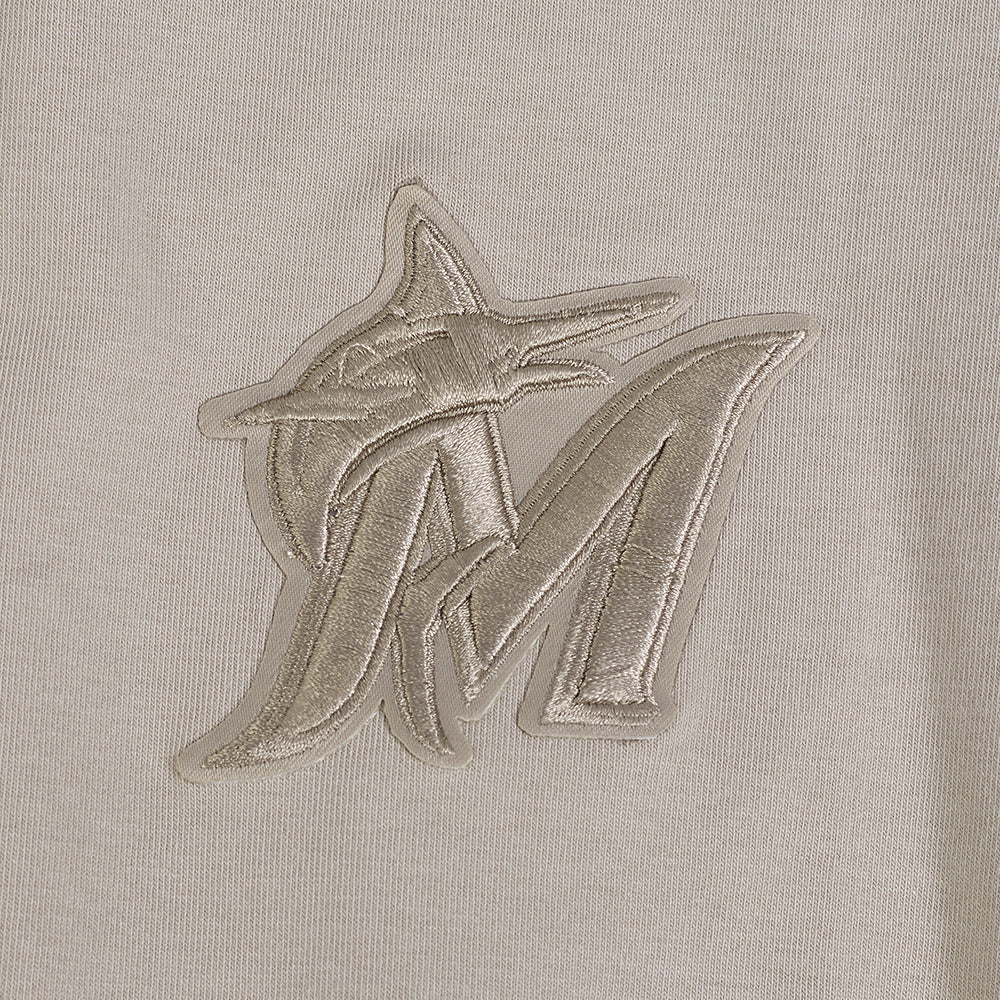 MLB MIAMI MARLINS NEUTRAL LEGGING EN JERSEY POUR FEMME (TAUPE)