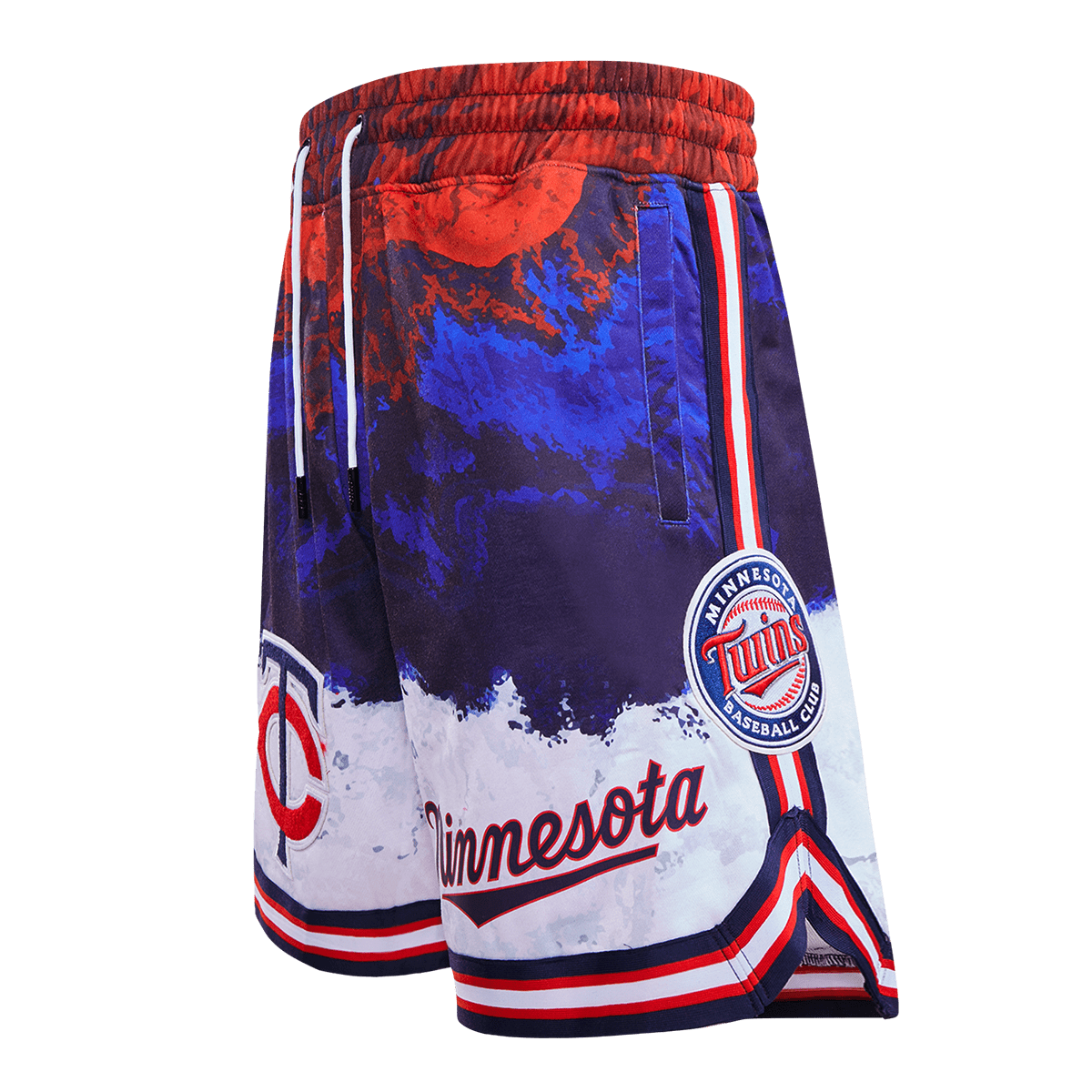 MLB MINNESOTA TWINS LOGO PRO TEAM MEN'S SHORT (RED/WHITE/BLUE)