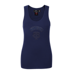 MLB MINNESOTA TWINS TRIPLE TONAL CAMISOLE DOS NAGEUR À COUPE DÉCONTRACTÉE POUR FEMME (MARINE MINUIT)