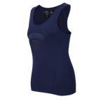 MLB MINNESOTA TWINS TRIPLE TONAL CAMISOLE DOS NAGEUR À COUPE DÉCONTRACTÉE POUR FEMME (MARINE MINUIT)