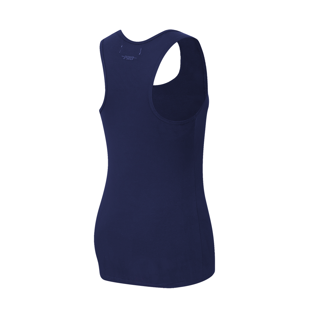MLB MINNESOTA TWINS TRIPLE TONAL CAMISOLE DOS NAGEUR À COUPE DÉCONTRACTÉE POUR FEMME (MARINE MINUIT)