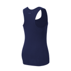 MLB MINNESOTA TWINS TRIPLE TONAL CAMISOLE DOS NAGEUR À COUPE DÉCONTRACTÉE POUR FEMME (MARINE MINUIT)