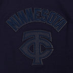 MLB MINNESOTA TWINS TRIPLE TONAL CAMISOLE DOS NAGEUR À COUPE DÉCONTRACTÉE POUR FEMME (MARINE MINUIT)