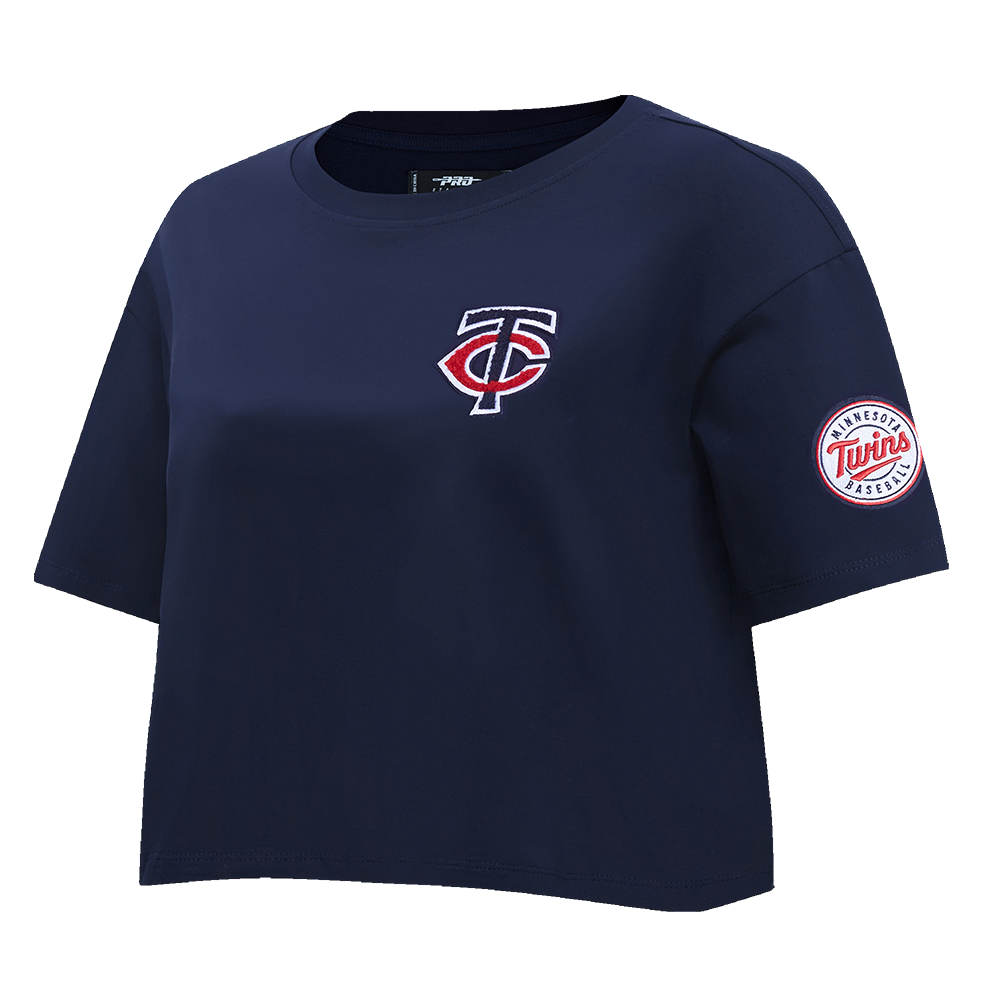 MLB MINNESOTA TWINS CLASSIC WOMEN'S BOXY TOP (MIDNIGHT NAVY)