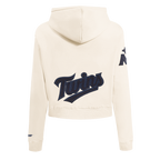 MLB MINNESOTA TWINS TRIPLE TONAL CHANDAIL À CAPUCHON EN MAILLE DOUBLE À GLISSIÈRE POUR FEMME (COQUILLE D'ŒUF)