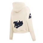 MLB MINNESOTA TWINS TRIPLE TONAL CHANDAIL À CAPUCHON EN MAILLE DOUBLE À GLISSIÈRE POUR FEMME (COQUILLE D'ŒUF)