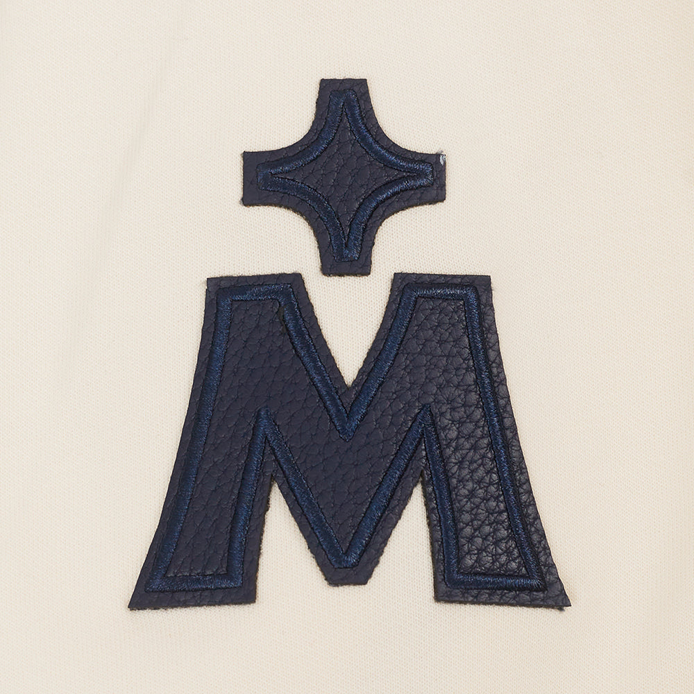 MLB MINNESOTA TWINS TRIPLE TONAL CHANDAIL À CAPUCHON EN MAILLE DOUBLE À GLISSIÈRE POUR FEMME (COQUILLE D'ŒUF)