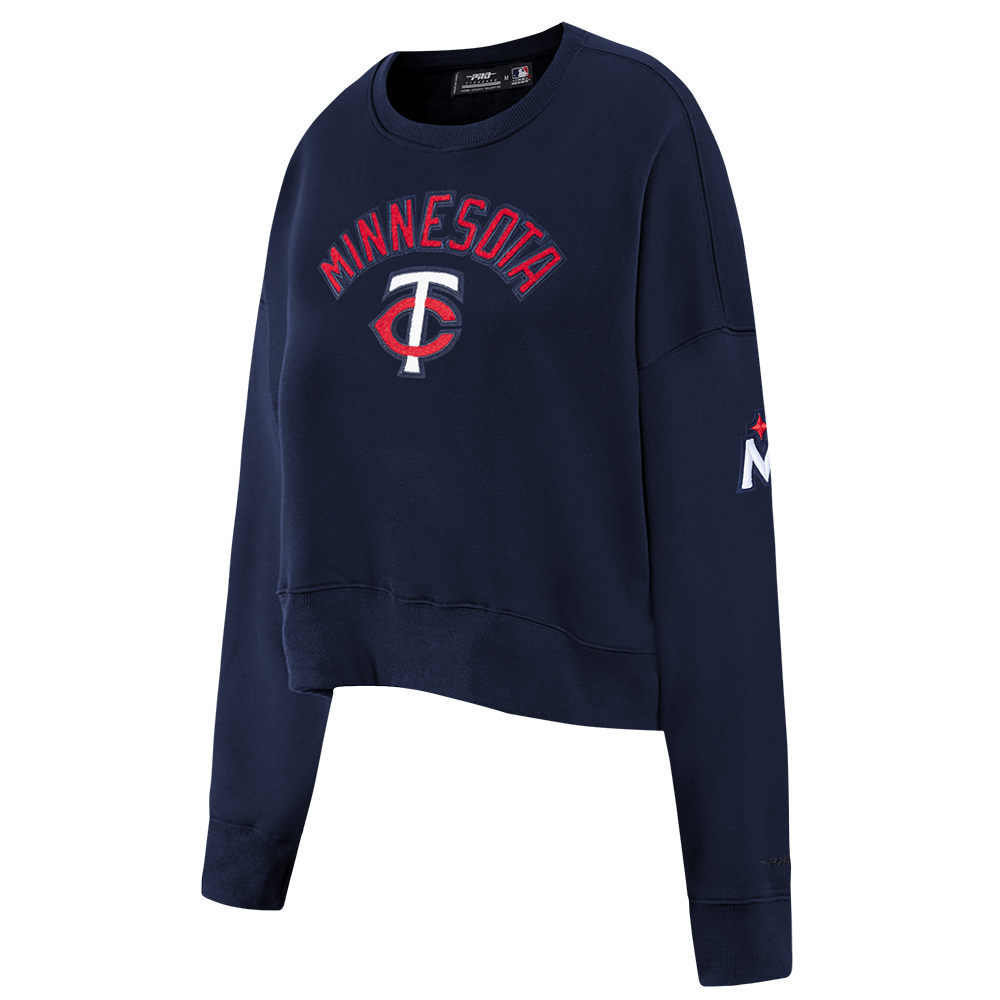 MLB MINNESOTA TWINS CLASSIC WOMEN'S CREWNECK (WHITE)