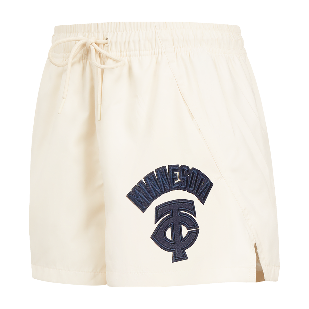MLB MINNESOTA TWINS TRIPLE TONAL SHORT TISSÉ POUR FEMME POUR FEMME (COQUILLE D'ŒUF)