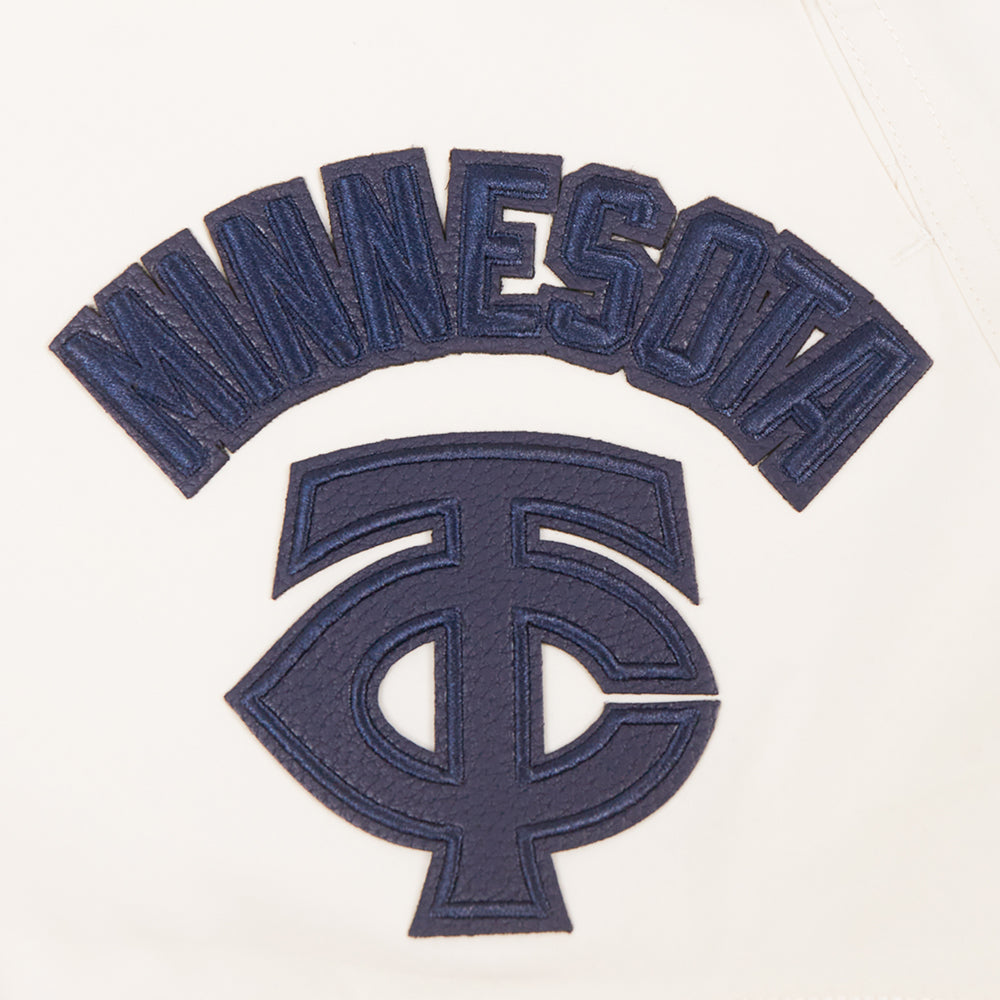 MLB MINNESOTA TWINS TRIPLE TONAL SHORT TISSÉ POUR FEMME POUR FEMME (COQUILLE D'ŒUF)