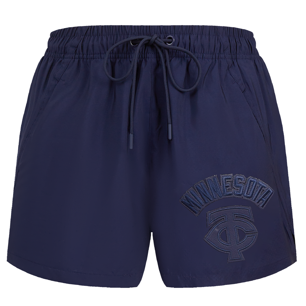 MLB MINNESOTA TWINS TRIPLE TONAL W WOVEN WOMEN'S SHORT (MIDNIGHT NAVY)