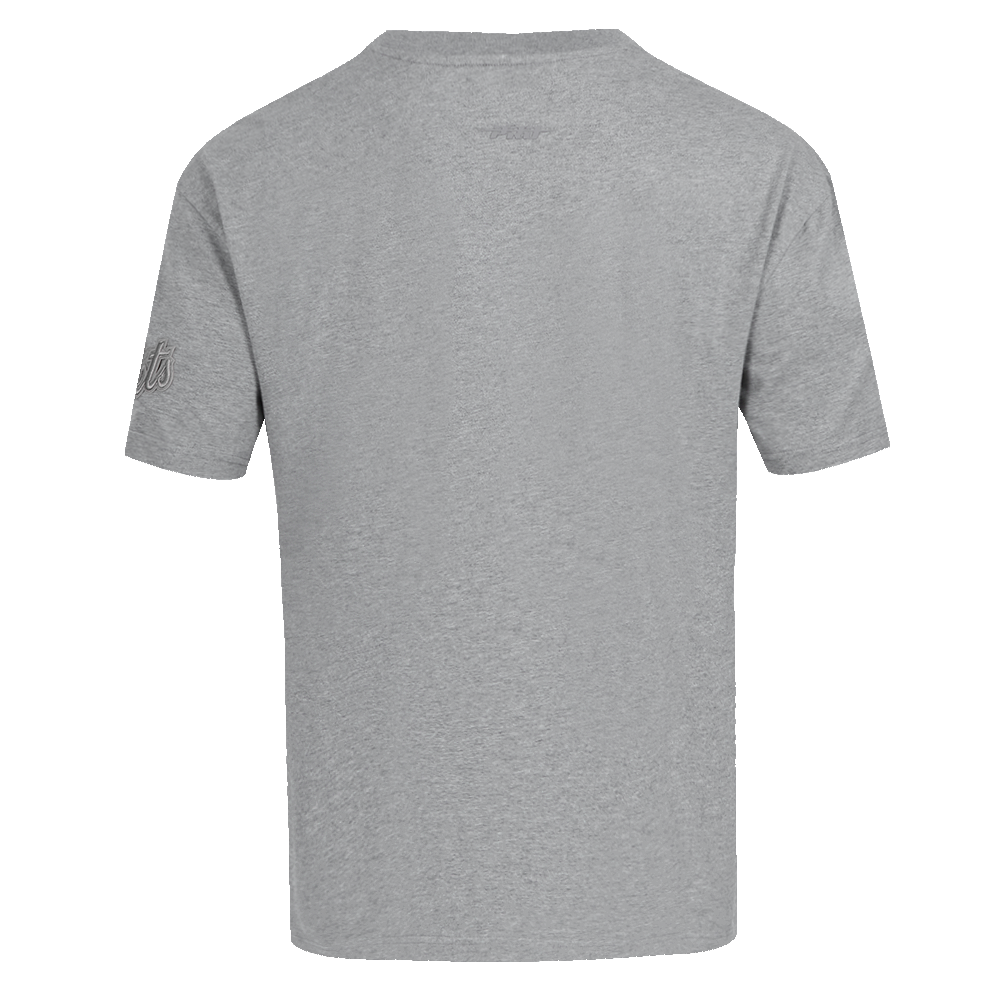 MLB NEW YORK METS NEUTRAL HAUT EN JERSEY DE COTON À ÉPAULES TOMBANTES POUR HOMME (GRIS CHINÉ FONCÉ)