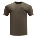 MLB NEW YORK METS NEUTRAL HAUT EN JERSEY DE COTON À ÉPAULES TOMBANTES POUR HOMME (TAUPE FONCÉ)