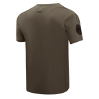MLB NEW YORK METS NEUTRAL HAUT EN JERSEY DE COTON À ÉPAULES TOMBANTES POUR HOMME (TAUPE FONCÉ)