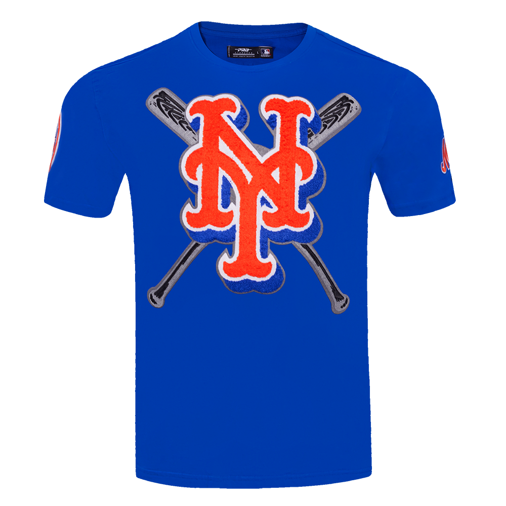 MLB NEW YORK METS MASH UP HAUT EN JERSEY SIMPLE POUR HOMME (BLEU ROYAL)
