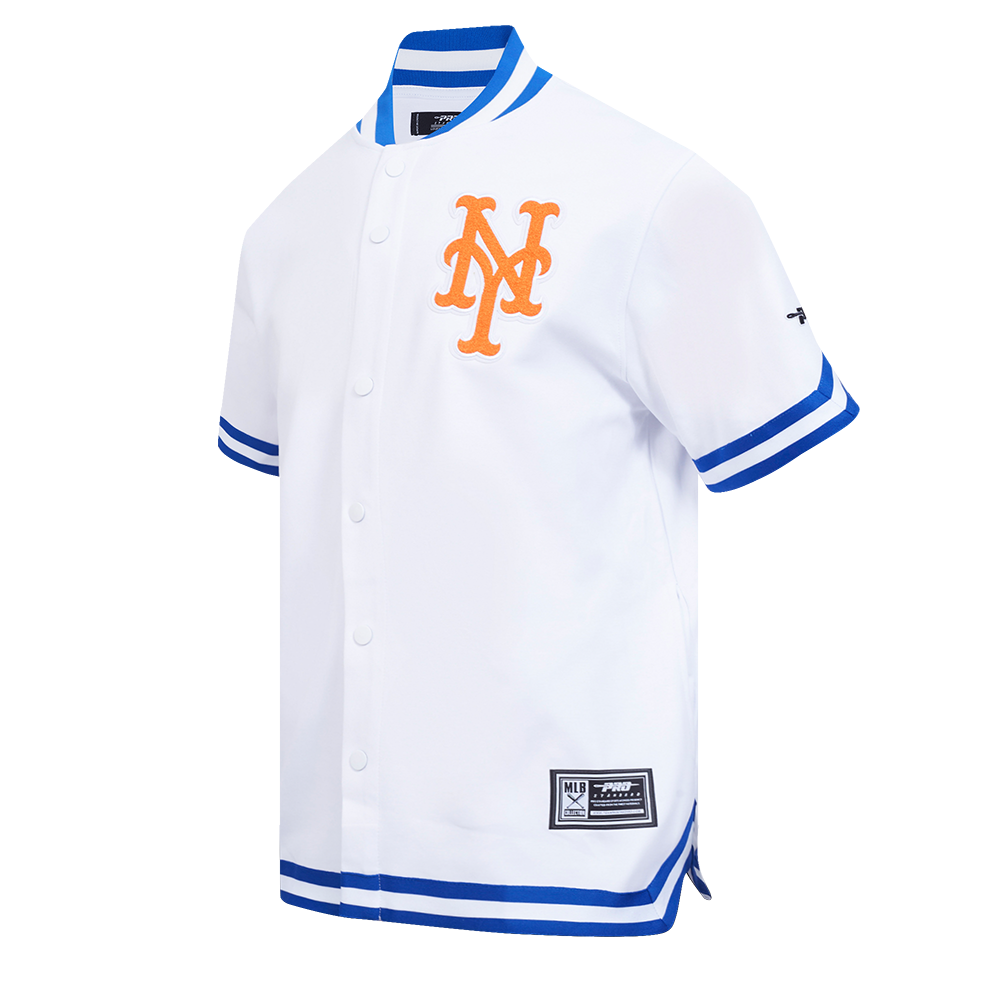 MLB NEW YORK METS SOUVENIR BLOUSON D'ÉCHAUFFEMENT POUR HOMME (BLANC/BLEU ROYAL)