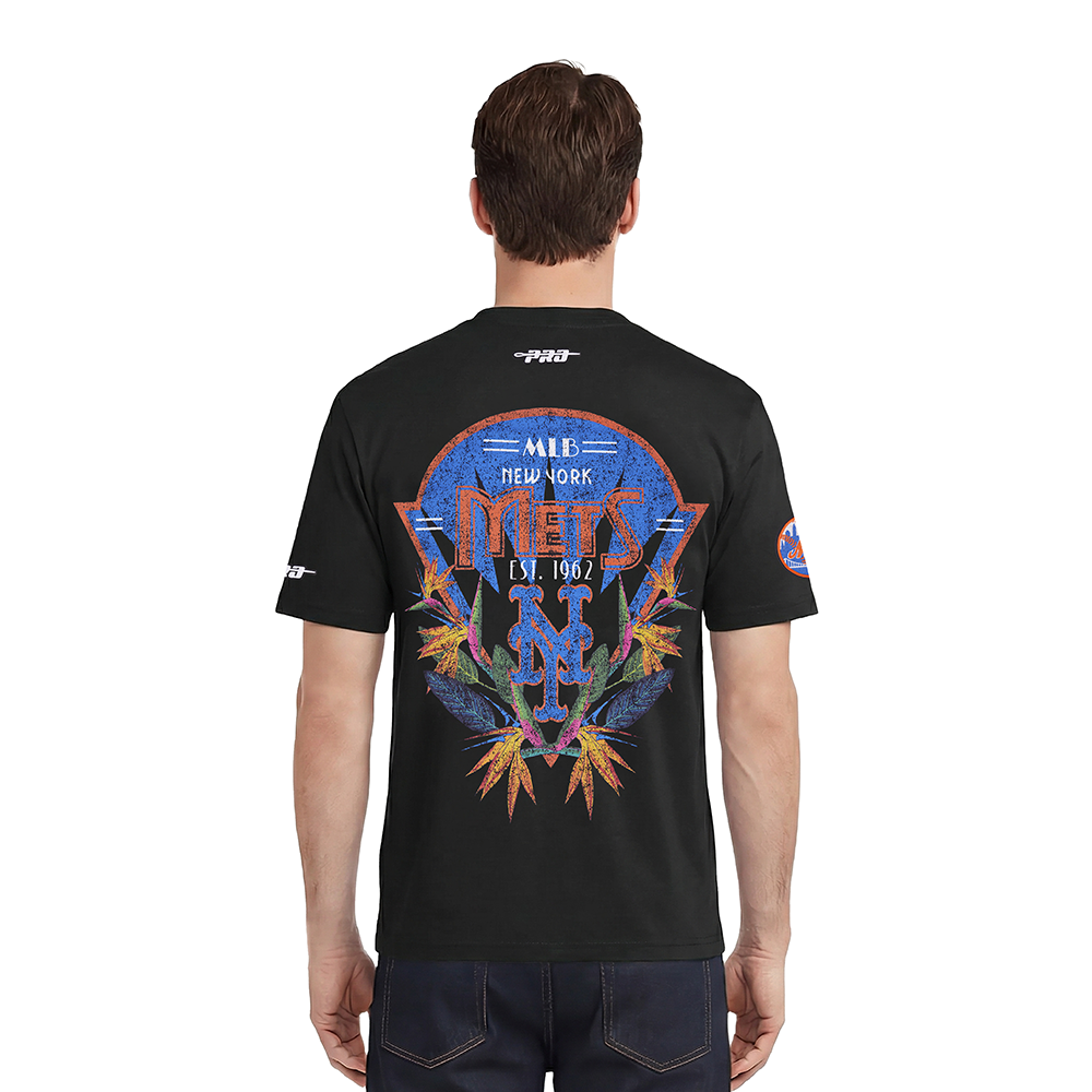 MLB NEW YORK METS PARADISE MEN'S S/S TOP (BLACK)