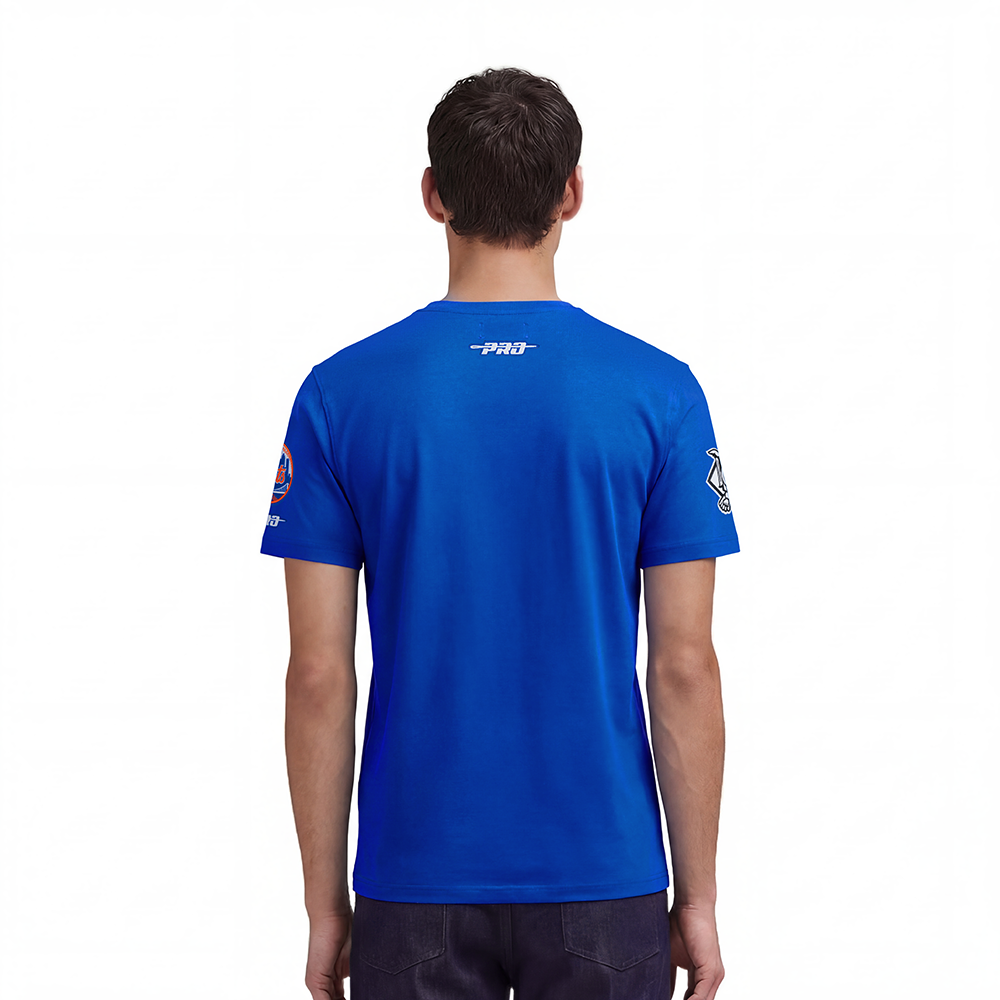 MLB NEW YORK METS LETTERMAN MEN'S S/S TOP (ROYAL BLUE)