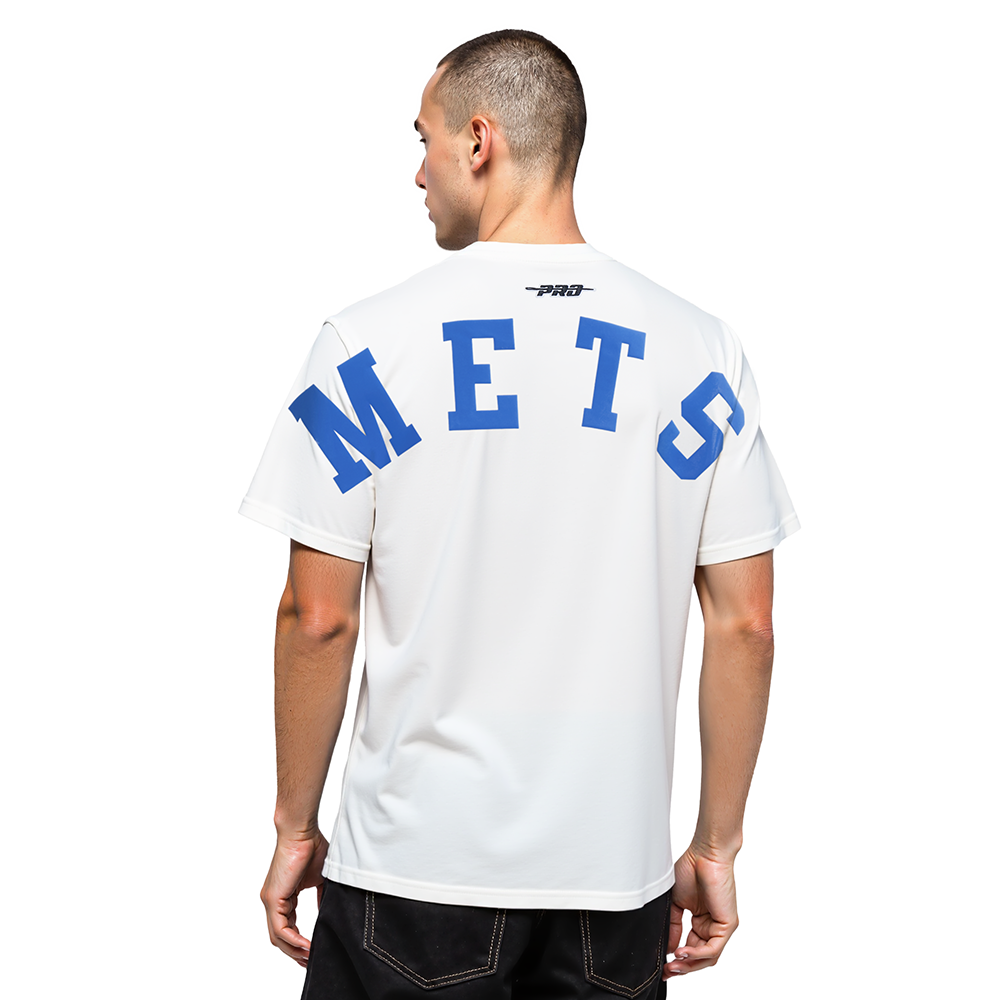MLB NEW YORK METS WINGSPAN MEN'S CJ DROP SHOULDER TOP v2 (WHITE)